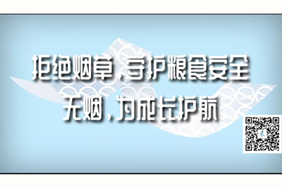 女人插逼逼视频高清无遮挡拒绝烟草，守护粮食安全